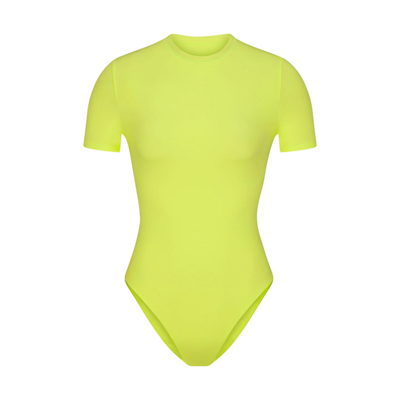 SKIMS Tops - SKIMS FITS EVERYBODY T-SHIRT BODYSUIT in Green